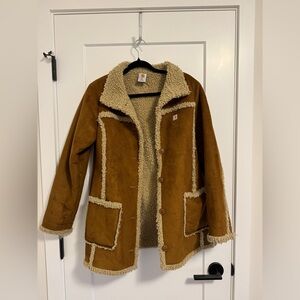 Carhartt Women’s Shearling Brown Jacket, size M (8-10)